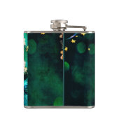 Maskerade-Masken-Kostüm-Monogramm-Whisky-Flasche Flachmann (Rückseite)