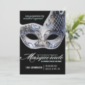 Maskerade-Party Einladung (Stehend Vorderseite)