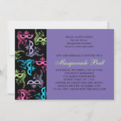 Maskerade-Party Einladung (Vorderseite)