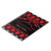 Maskerade-Party-Gast-Buch Notizblock (Linke Seite)