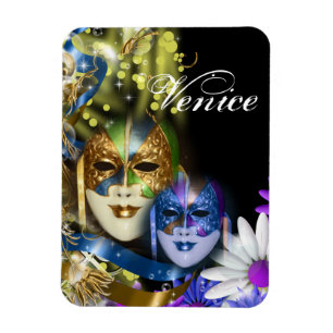 Maskerade quinceanera venezianische Masken Magnet
