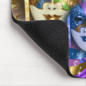 Maskerade quinceanera venezianische Masken Mousepad (Ecke)