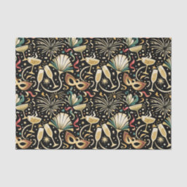Maskerade Roaring Twenties Neujahrsmuster Seidenpapier