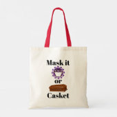 Maskieren Sie die Tasche oder den Korbbeutel (Rückseite)