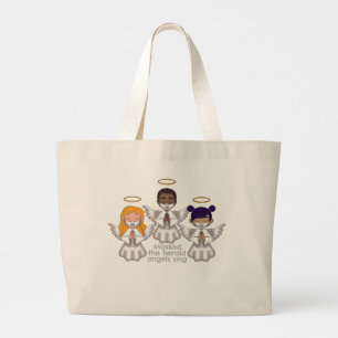 Maskiert, die Herald Engel singen Jumbo Stoffbeutel