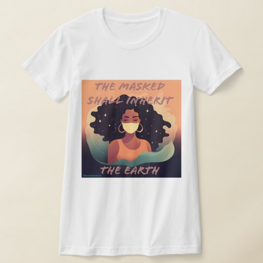 maskiert soll das Schwarze-Dame-Hemd der Erde erbe T-Shirt (Ablage )