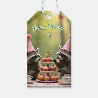 Maskiert und fröhlich Geburtstag! Geschenkanhänger