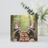 Maskiert und fröhlich Geburtstag! Karte (Stehend Vorderseite)