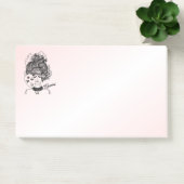 Maskierte Lady Gemini Zodiac Symbol und Zeichen Post-it Klebezettel (Büro)