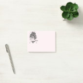 Maskierte Lady Gemini Zodiac Symbol und Zeichen Ro Post-it Klebezettel (Büro)