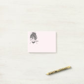 Maskierte Lady Gemini Zodiac Symbol und Zeichen Ro Post-it Klebezettel (Auf Schreibtisch)