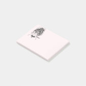 Maskierte Lady Gemini Zodiac Symbol und Zeichen Ro Post-it Klebezettel (angewinkelt)