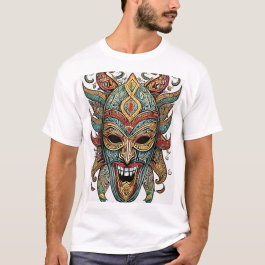 Maskierte Traditionen T-Shirt (Vorderseite)