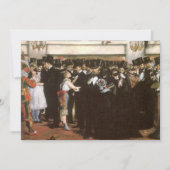 Maskierter Ball an der Oper von Edouard Manet (Vorderseite)