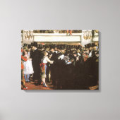 Maskierter Ball an der Oper von Edouard Manet Leinwanddruck (Vorderseite)