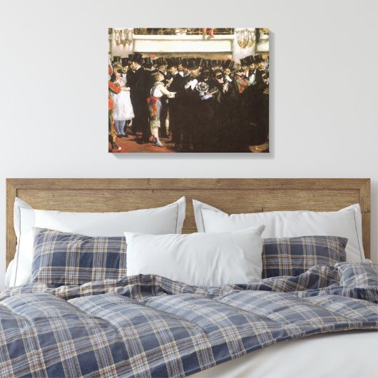 Maskierter Ball an der Oper von Edouard Manet Leinwanddruck (Insitu (Schlafzimmer))