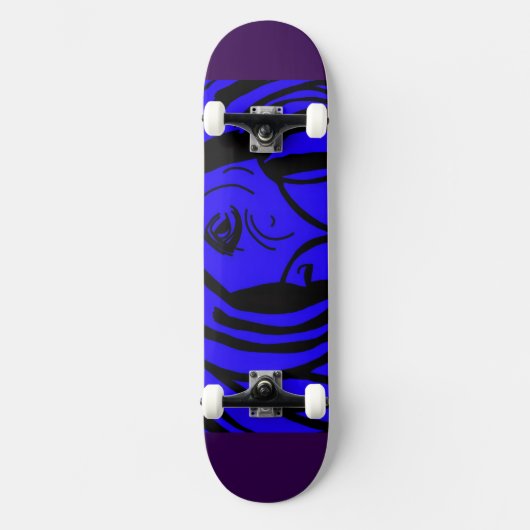 Maskierter Mann Skateboard (Vorderseite)