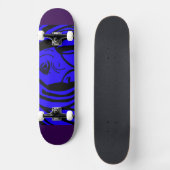 Maskierter Mann Skateboard (Vorderseite)