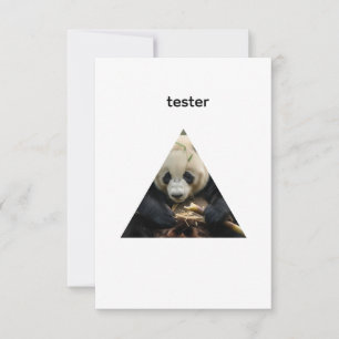 Maskierter Test Einladung
