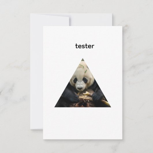 Maskierter Test Einladung (Vorderseite)