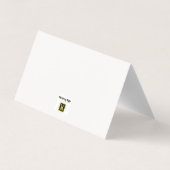 Maskiertisch-Sitzkarte (Rückseite)