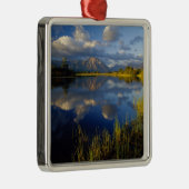 Maskinonge-See im Nationalpark der Waterton-Seen Silbernes Ornament (Rechts)