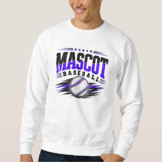 Maskottchen Baseball Sweatshirt