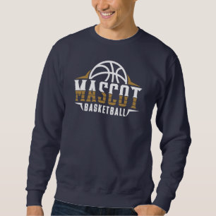 Maskottchen Basketball Sweatshirt