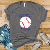 Maskottchen für benutzerdefinierte Schule Grunge B Tri-Blend Shirt