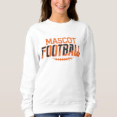 Maskottchen-Fußball (Kann Farben ändern) Sweatshirt (Vorderseite)