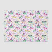 Masks Mardi Gras Decoupage Seidenpapier (Vorderseite)