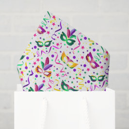 Masks Mardi Gras Decoupage Seidenpapier