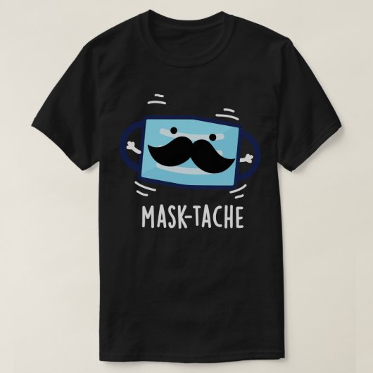 Masktache Funny Mask Mustache Pub 1 T-Shirt (Design vorne)