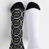 Maskulin, sauber, scharf & selbstbewusst socken (Oben)