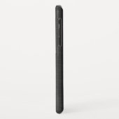 Maskuline dunkelgrau gebürstetes Aluminium Hinterg Case-Mate iPhone Hülle (Hinten/Links)