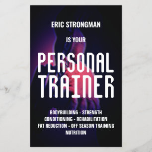 Maskuline für kühne Fitness Flyer