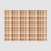 Maskuline Herbstfallen Kariert 3 Blätter Seidenpapier (Vorderseite)