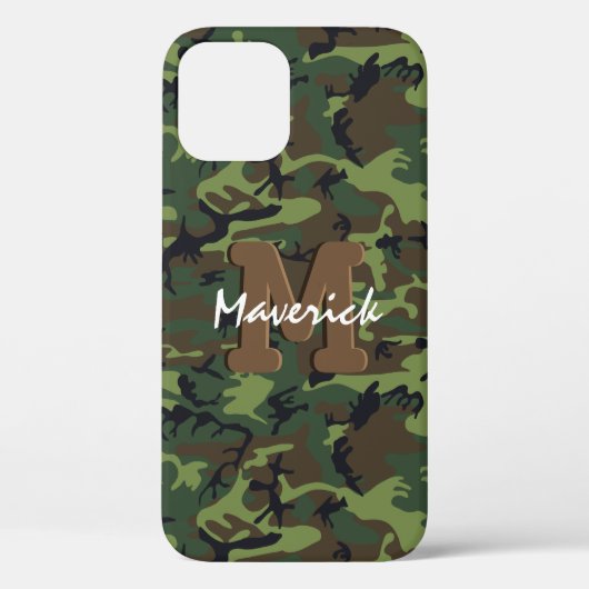 Maskuline Militärarmee Camouflage Case-Mate iPhone Hülle (Rückseite)