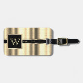 Maskuline Monogram Führungskraft Style - Imitate G Gepäckanhänger (Vorderseite horizontal)