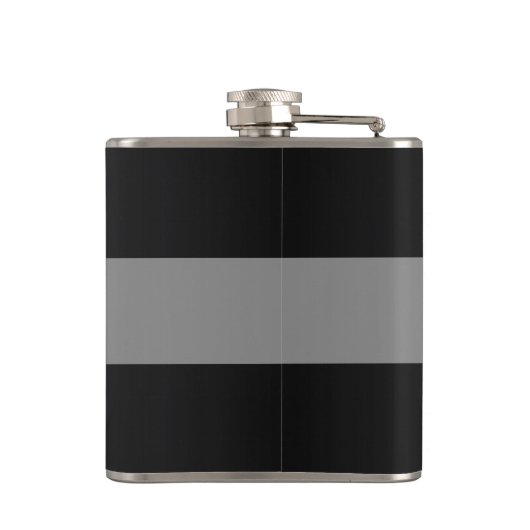 Maskuline Monogramm und Namensgestaltung Flachmann (Rückseite)