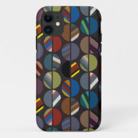 Maskuline Streifen Oval Halves