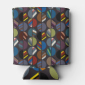 Maskuline Streifen Oval Halves Dosenkühler (Rückseite)