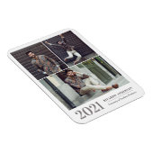 Maskuline Uni Foto Abschluss Ankündigung Magnet (Rechte Seite)