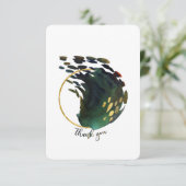 Maskuline Zeitgenössische Dankeschön Karte (Stehend Vorderseite)