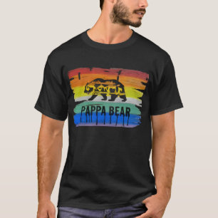 Maskuliner und schlanker schwuler Bärenstolz Papa  T-Shirt