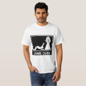 Maskulines Unterhemd GAME OVER (Vorne ganz)