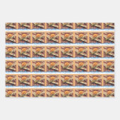 Maskulinisches Flugzeug des Vintagen Krieges Geschenkpapier Set (Vorderseite 2)