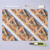 Maskulinisches Flugzeug des Vintagen Krieges Seidenpapier (Handwerk)