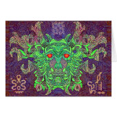 Maskyrinth: Green Man Card (Vorderseite (Horizontal))