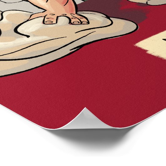 Maslows Bäckerei Kneed Funny Poster (Ecke)